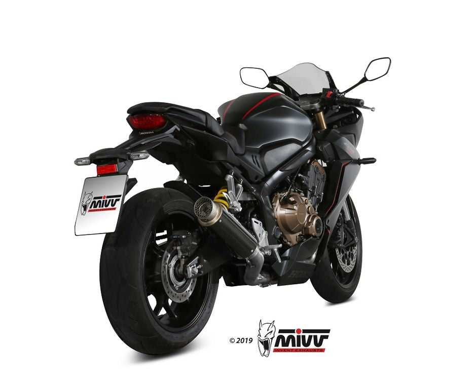 Mivv Rvs Systeem Met Gp Pro Carbon Honda Cb650R / Cbr650R '19-23