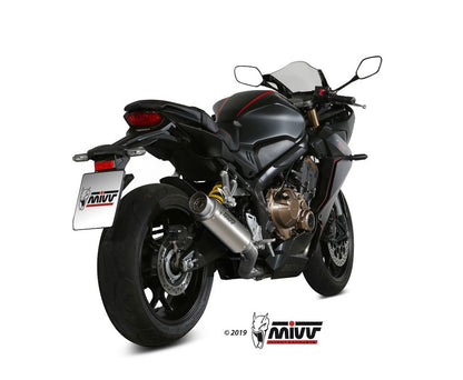Mivv Rvs Systeem Met Gp Pro Titanium Honda Cb650R / Cbr650R '19-23