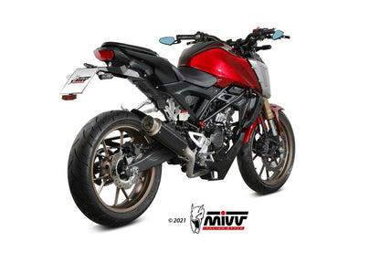 Mivv Rvs Systeem Met Gp Pro Black Rvs Honda Cb125R '21-