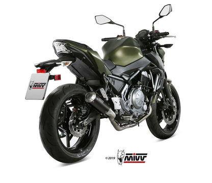 Mivv Systeem Met Mk3 Black Rvs Kawasaki Ninja 650 / Z650 '17-22 (1 Lambda)