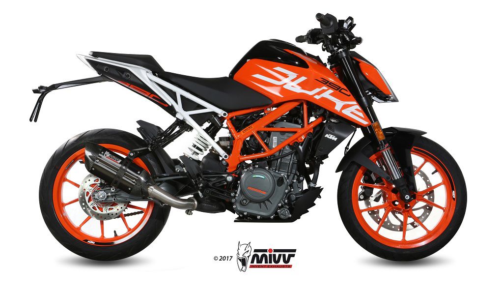 Mivv Suono Steel Black Ktm Duke 125/390 / Duke 125/390 '17-