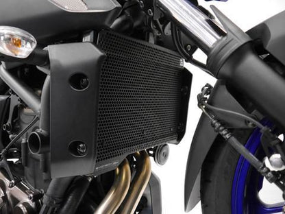 Radiatorcover zwart Evotech Performance Yamaha MT-07 '18- (tweede kans)