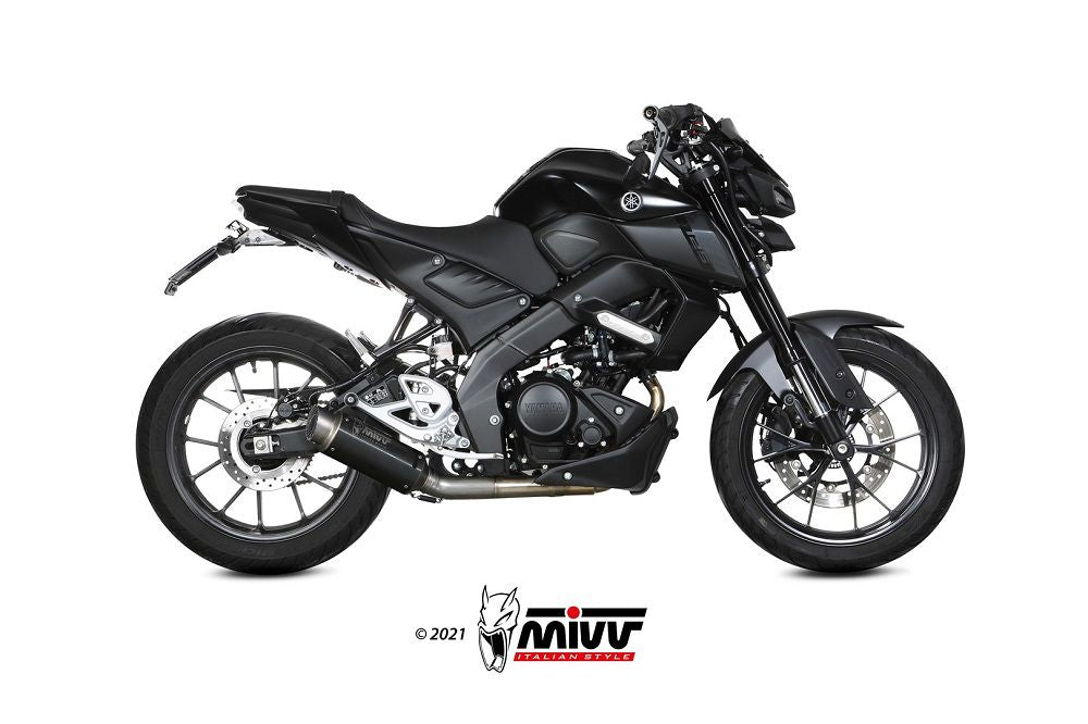 Mivv Systeem Met Gp Pro Black Demper Yamaha Mt-125 '20-'24