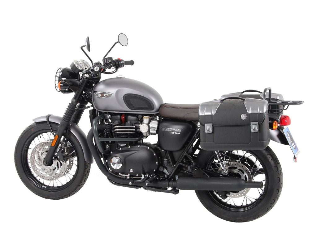 C-Bow Tasdragers Zwart Hepco&Becker Triumph Bonneville T100/ Black '17+
