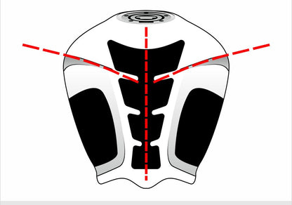 Tank protector/grip stickers Puig Suzuki GSX-R1300 Hayabusa '21- transparant