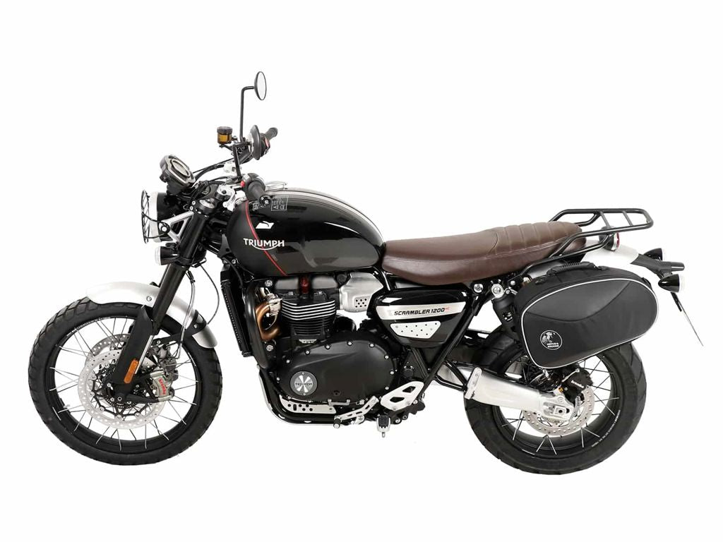 C-Bow tasdrager links zwart Hepco&Becker Triumph Scrambler 1200 X '24-