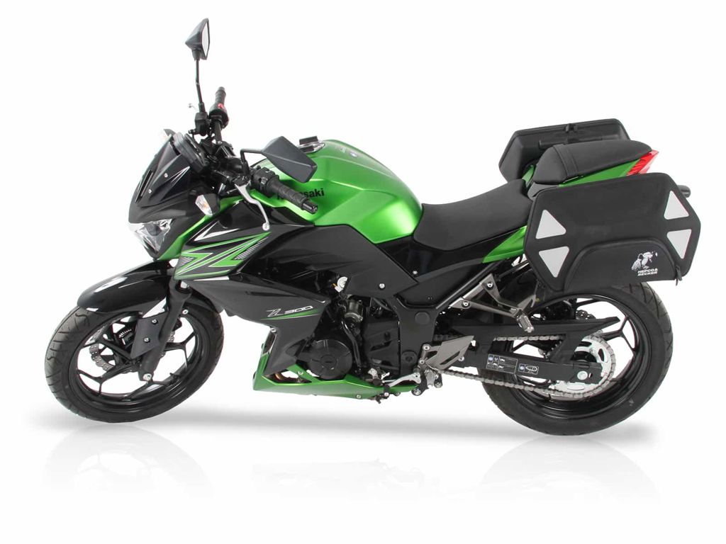 C-Bow Tasdragers Zwart Hepco&Becker Kawasaki Z300 '15-18
