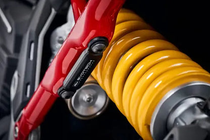 Uitlaatsteun met afdekplaatje zwart Evotech Performance Ducati Multistrada V4 Rally '23-