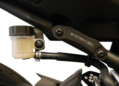 Afdekplaatjes duo voetsteunen Evotech Performance Yamaha MT-07 '13-17
