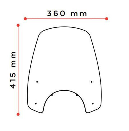 Windscherm New Generation Touring Puig Honda Cl500 '23-
