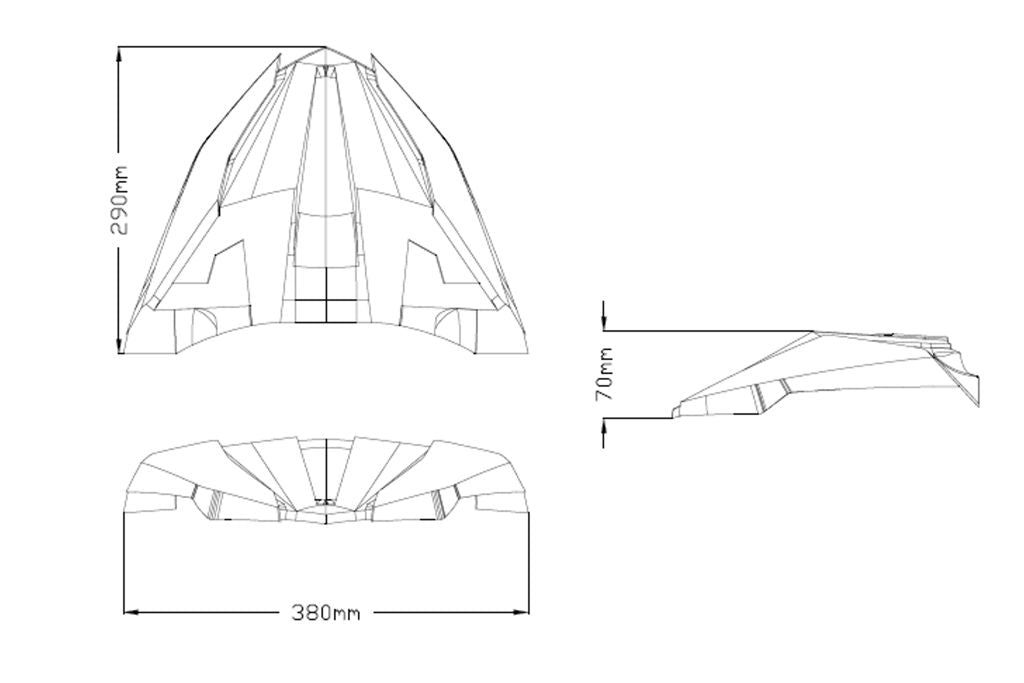 Voorspatbord/Snavel Zwart Puig Yamaha Mt-09 Tracer / Gt ’21-