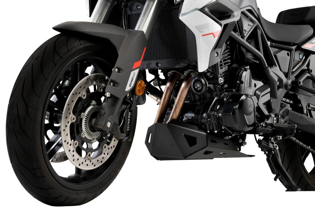 Carterplaat Zwart Aluminium Puig Benelli Trk 702 / X '23-