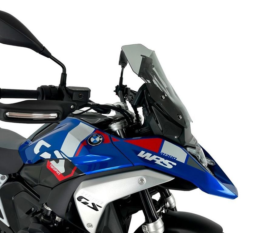 WRS Vervangingsruit - BMW R1300GS Adventure met radar 2024-2026 | R1300GS met radar 2023-2026 - Touring - Transparant / Licht Getint en meer