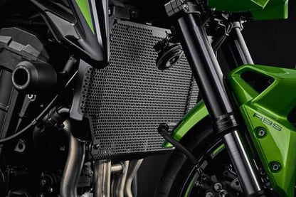 Radiator Cover Zwart Evotech Performance Kawasaki Z900 Se '22-