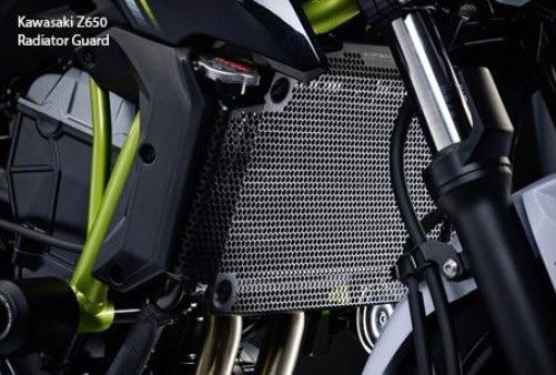Radiatorcover zwart Evotech Performance Kawasaki Z650 S '26-