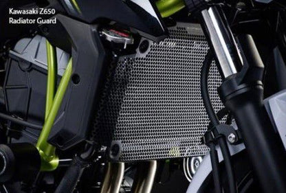 Radiatorcover zwart Evotech Performance Kawasaki Z650 S '26-