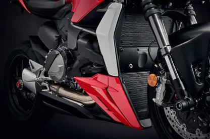 Radiator/Oliekoeler Cover Set Zwart Evotech Performance Ducati Streetfighter V2 '22-