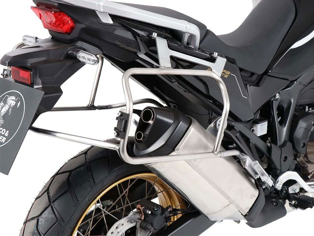Kofferset Hepco&Becker 'Cutout' Met Rvs Rek En Xplorer Koffers Honda Crf 1100 L Africa Twin '24-
