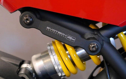 Afdekplaatjes duo voetsteunen Evotech Performance Ducati Supersport S '17-20