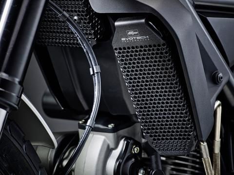 Oliekoelercover zwart Evotech Performance Ducati Scrambler Desert Sled '17-18