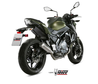 Mivv Systeem Met Mk3 Rvs Kawasaki Ninja 650 / Z650 '23- (2 Lambdas)