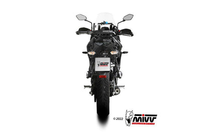 Mivv Systeem Met Oval Black Rvs Demper Kawasaki Versys 650 '21-23