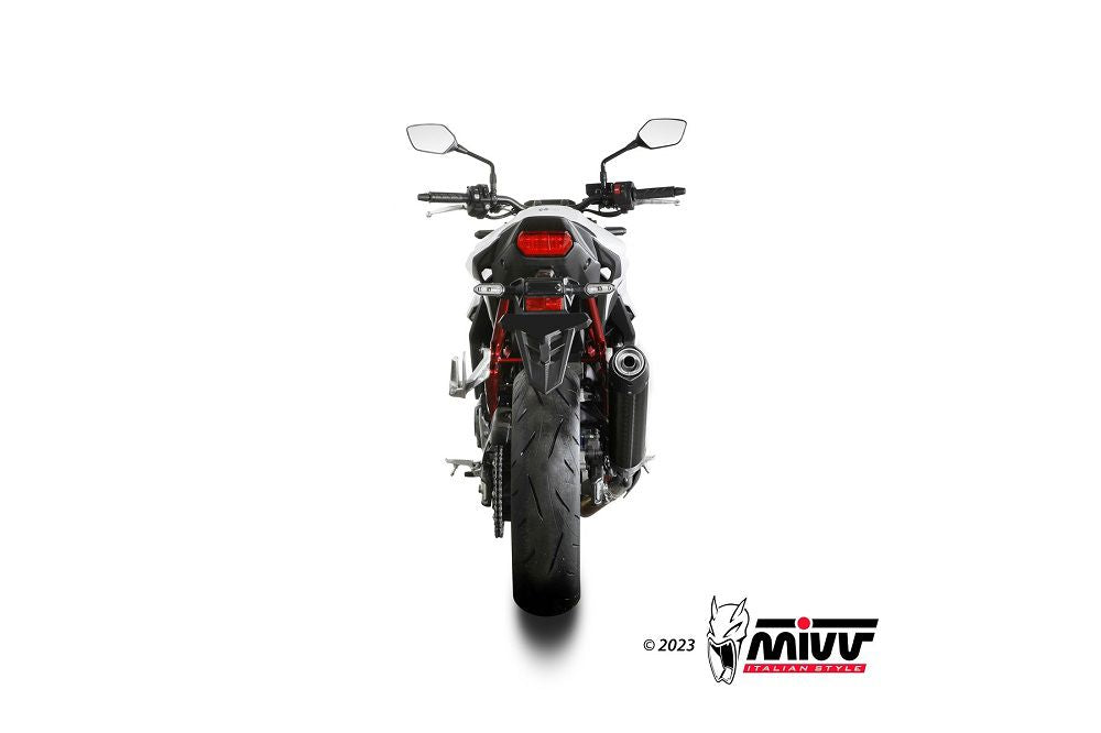 Mivv Oval Carbon Met Carbon End Cap Honda Cb750 Hornet 750 '23-
