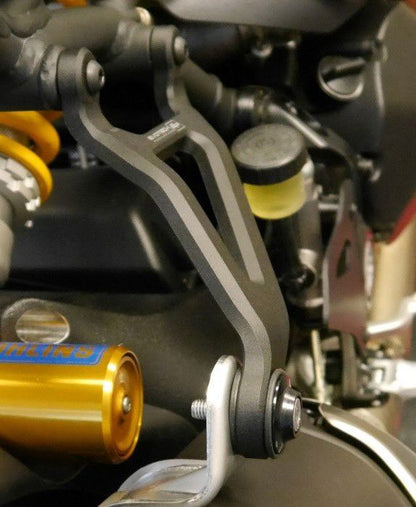 Uitlaatsteun Zwart Evotech Performance Ducati Monster 1200R '16-19