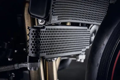 Oliekoelercover Zwart Evotech Performance Triumph Speed Triple Rs '18-