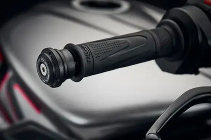 Bar ends (set) zwart Evotech Performance Triumph Speed Twin 900 '23-24 (zonder bar end spiegels)