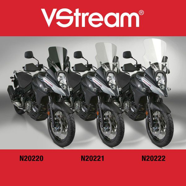 Vervangingsruit National Cycle Vstream Short Donker Getint Suzuki Dl650 '17-