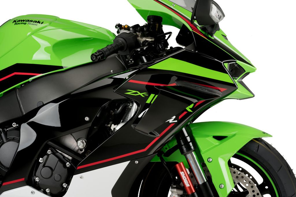 Side Spoiler Downforce Race Puig Voor Kawasaki Zx10-R/Rr '21-