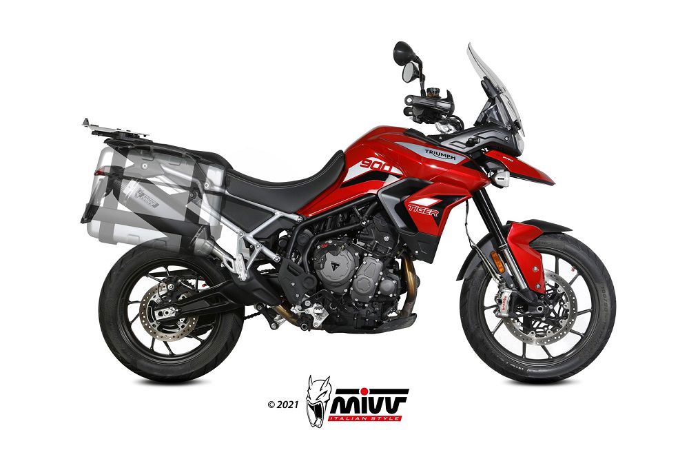 Mivv Speed Edge Steel Black Rvs Demper Triumph Tiger 900 / Gt / Pro / Rally '21-