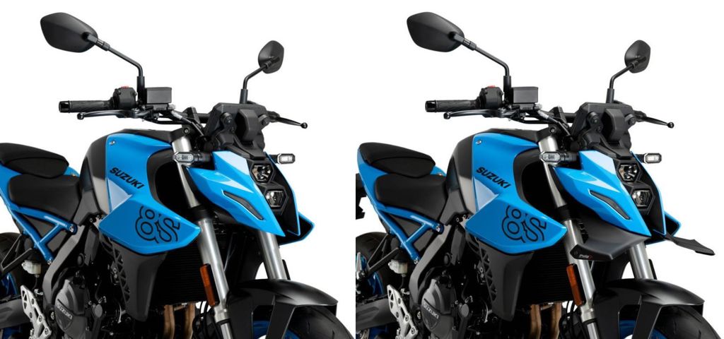 Naked Front Spoiler mat zwart Puig voor Suzuki GSX-8S '23-