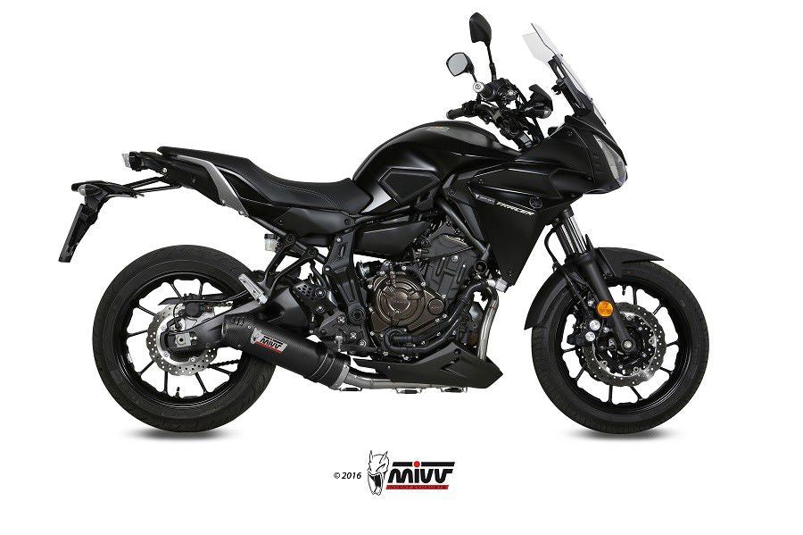 Mivv 2 In 1 Compleet Systeem Met Titanium Oval Demper Yamaha Tracer 700 / Gt / 7
