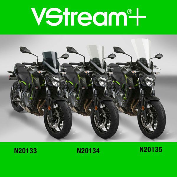 Vervangingsruit Sport Donker Getint National Cycle Kawasaki Z650 '17-19