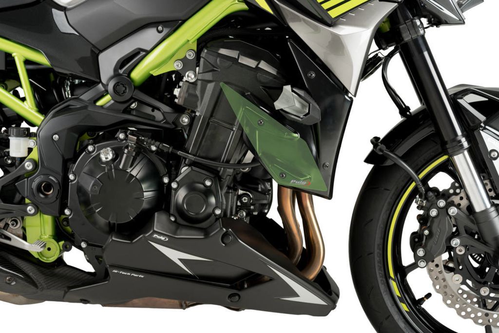 Motorspoiler mat zwart Puig Kawasaki Z900/SE '25
