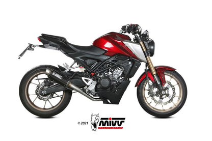 Mivv Rvs Systeem Met Gp Pro Carbon Honda Cb125R '21-
