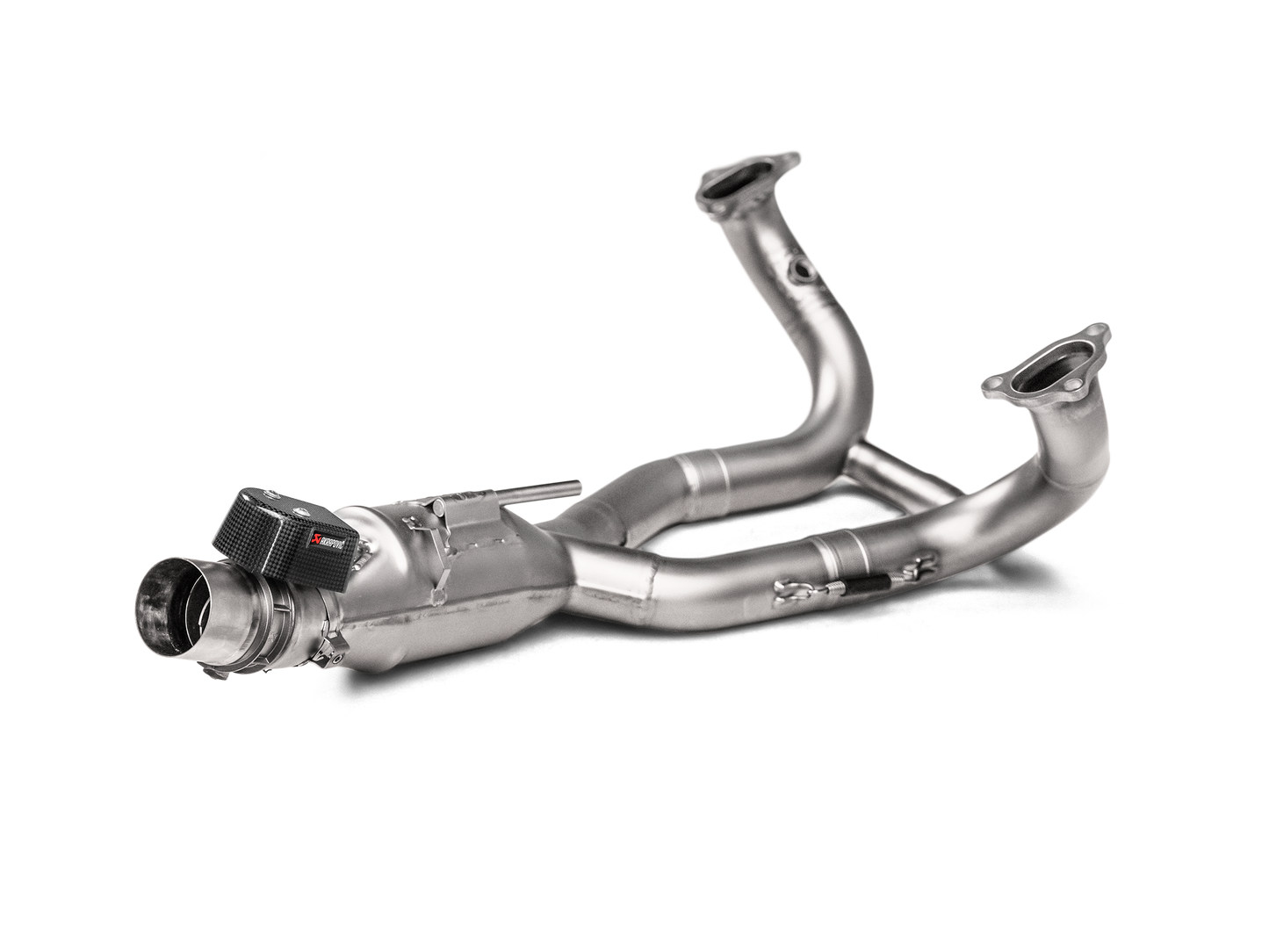 Akrapovič Uitlaat Voorbocht - BMW R 1250 GS / ADVENTURE 2019-2023 | R 1250 R 2019-2024 | R 1250 RS 2019-2023 | R 1250 RT 2019-2023 - Optional Header (Titanium) - Motor Accessoires