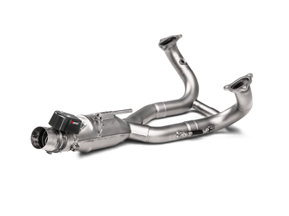 Akrapovič Uitlaat Voorbocht - BMW R 1250 GS / ADVENTURE 2019-2023 | R 1250 R 2019-2024 | R 1250 RS 2019-2023 | R 1250 RT 2019-2023 - Optional Header (Titanium) - Motor Accessoires