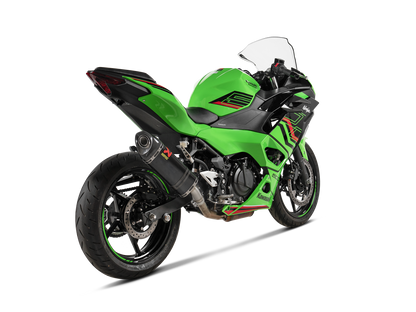 Akrapovič Uitlaat - Kawasaki Ninja 400 2018-2026 | Ninja 500 / Z500 2024-2026 | Z400 2019-2026 - Slip-On Line (Carbon) - Motor Accessoires