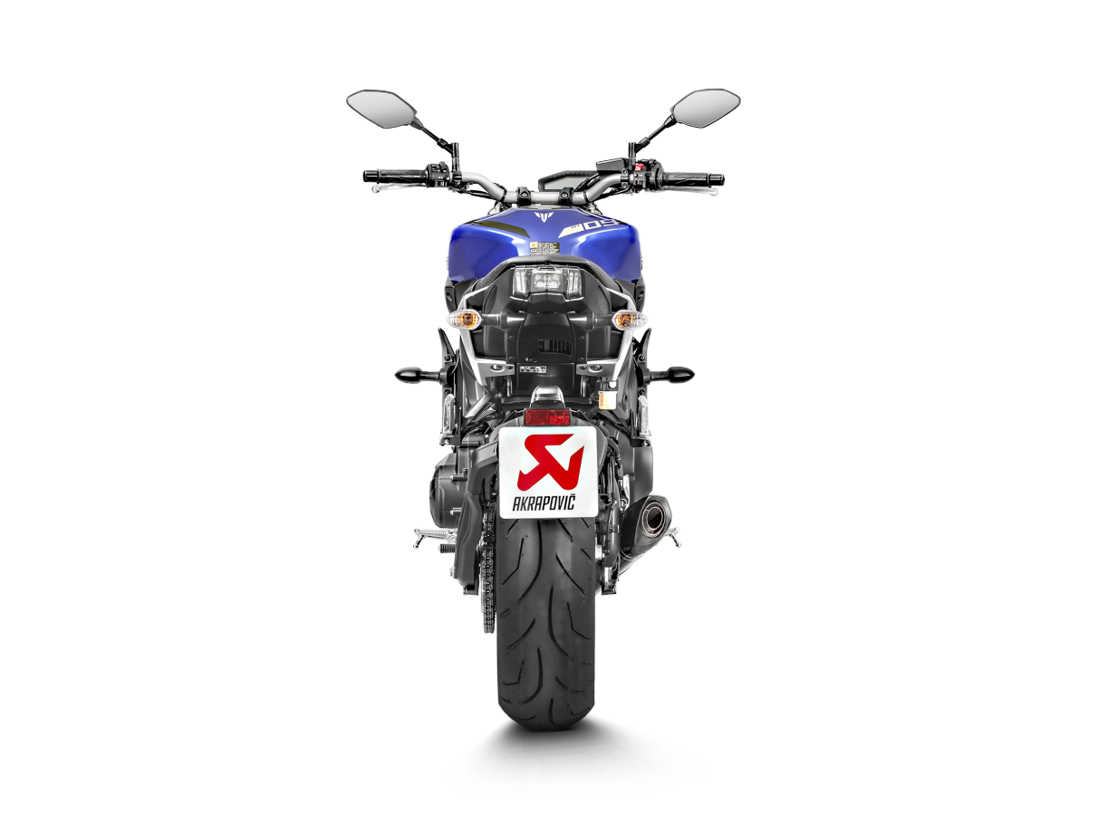 Akrapovič Uitlaat - Yamaha MT-09/FZ-09 2014-2016 | MT-09/FZ-09 2017-2020 | XSR 900 / GP 2016-2021 - Racing Line (Carbon) - Motor Accessoires