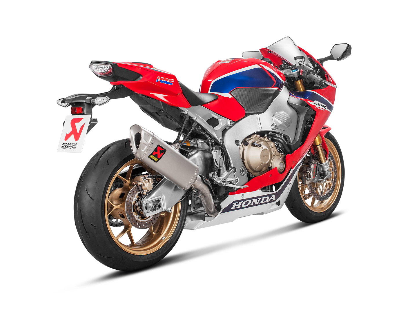 Akrapovič Uitlaat - Honda CBR1000RR 2017-2019 & meer - Racing Line (Titanium)