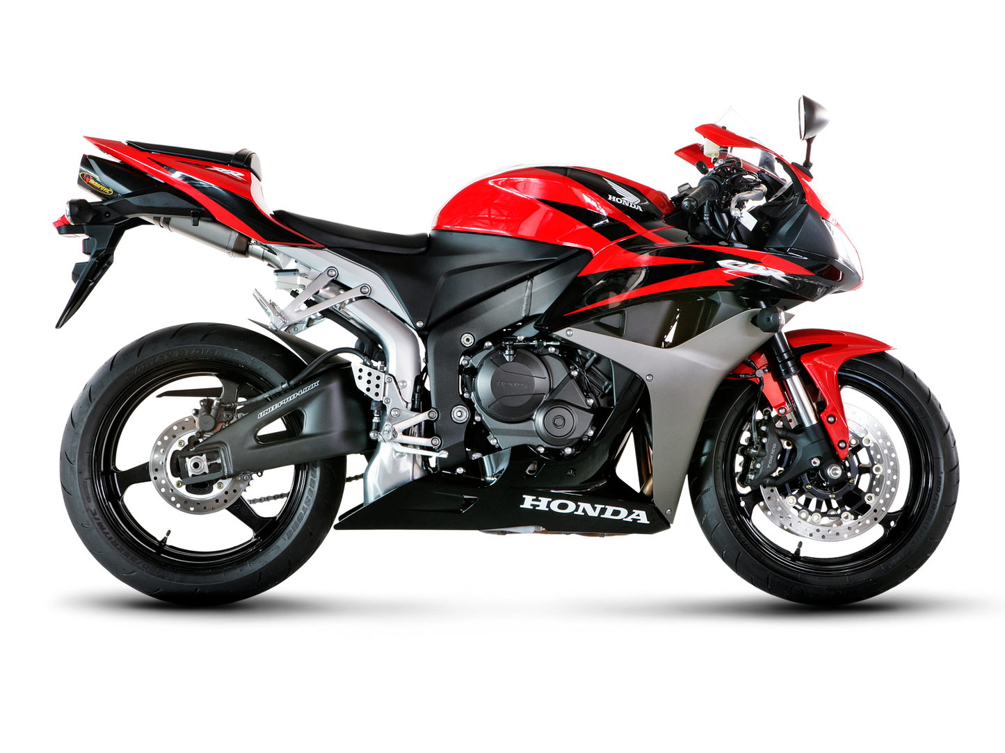 Akrapovič Uitlaat - Honda CBR600RR 2010-2011 - Slip-On Line (Titanium)