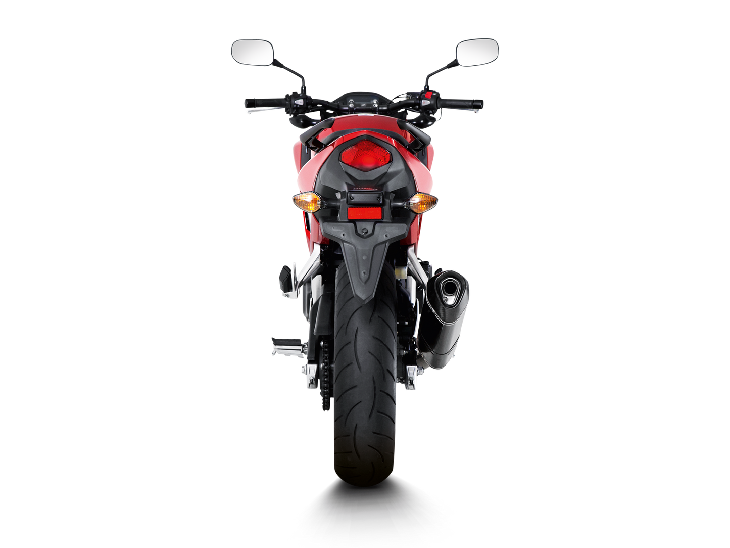 Akrapovič Uitlaat - Honda CB400/500F 2013-2015 | CB400/500X 2013-2016 | CBR400/500 R 2013-2015 - Slip-On Line (Carbon) - Motor Accessoires