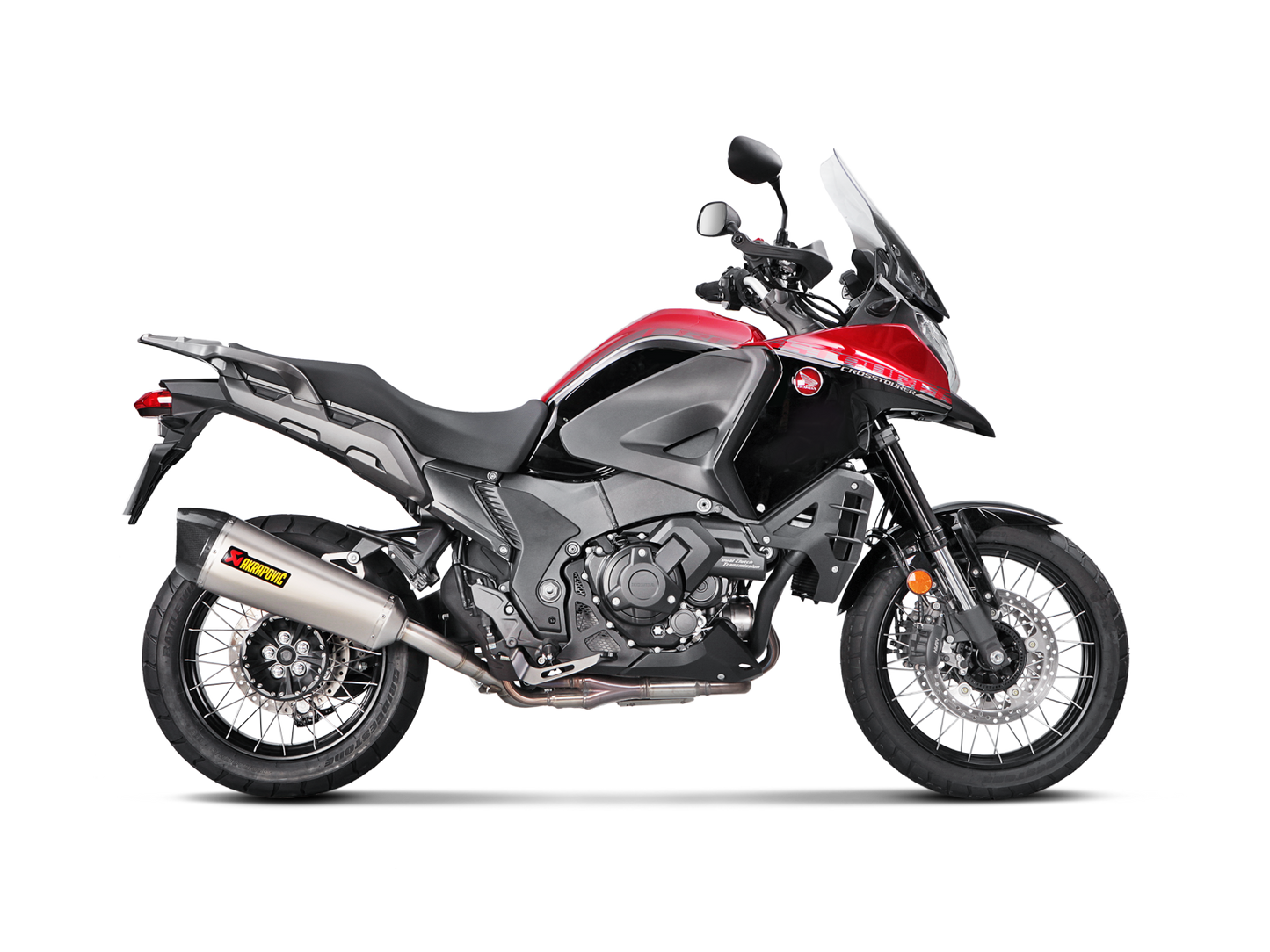 Akrapovič Uitlaat - Honda VFR1200X Crosstourer 2016-2020 - Slip-On Line (Titanium) - Motor Accessoires