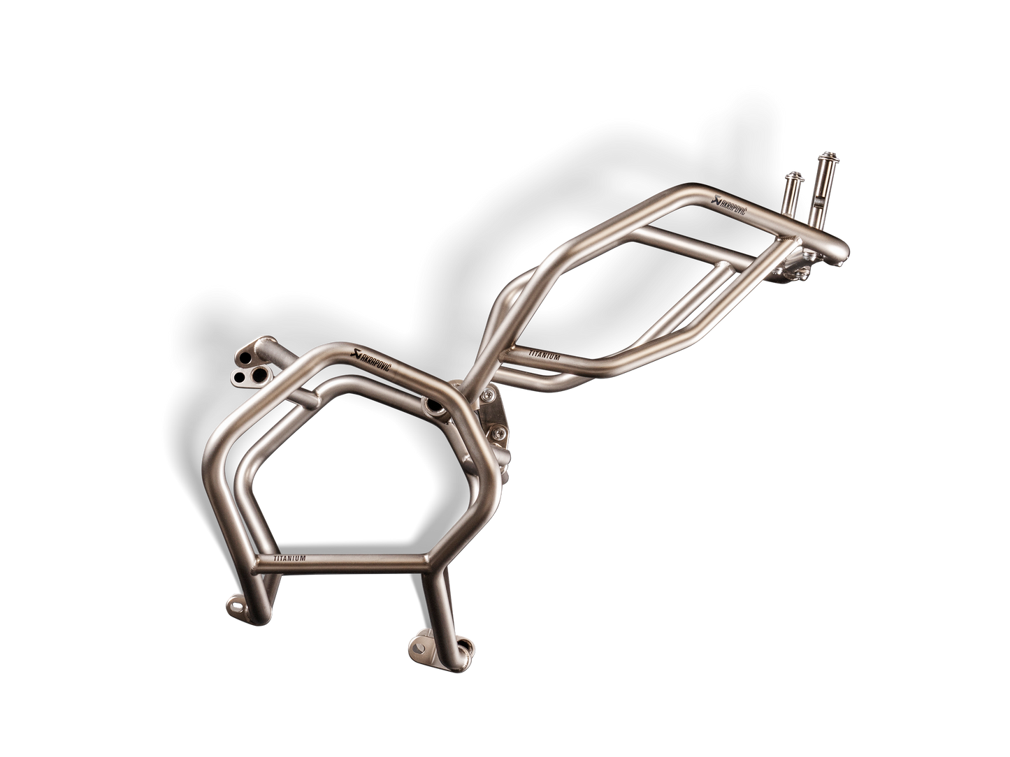 Optionele Akrapovič Uitlaat Accessoires - BMW R 1250 GS / ADVENTURE 2019-2023 - Lower Protection Bar Set (Titanium) - Motor Accessoires