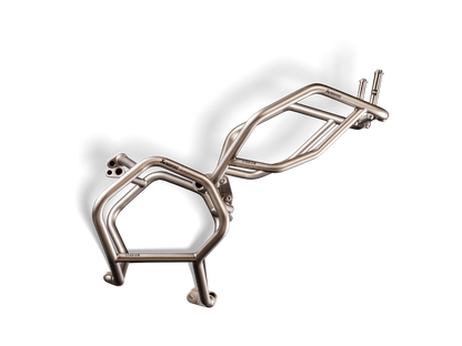 Optionele Akrapovič Uitlaat Accessoires - BMW R 1250 GS / ADVENTURE 2019-2023 - Upper Protection Bar Set (Titanium) - Motor Accessoires