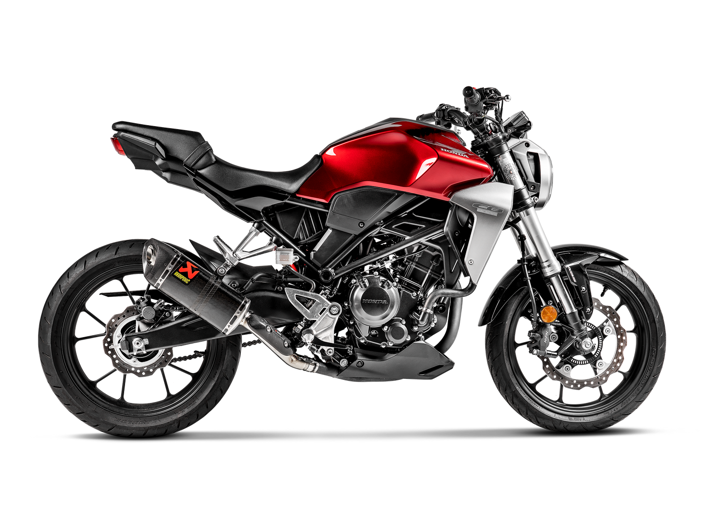 Akrapovič Uitlaat - Honda CB300R 2018-2020 - Slip-On Line (Carbon) - Motor Accessoires