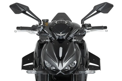 Puig D12 Zijspoilers - Kawasaki Z1100 2025-2026 | Z1100 SE 2025-2026 - Zwart / Mat Zwart en meer